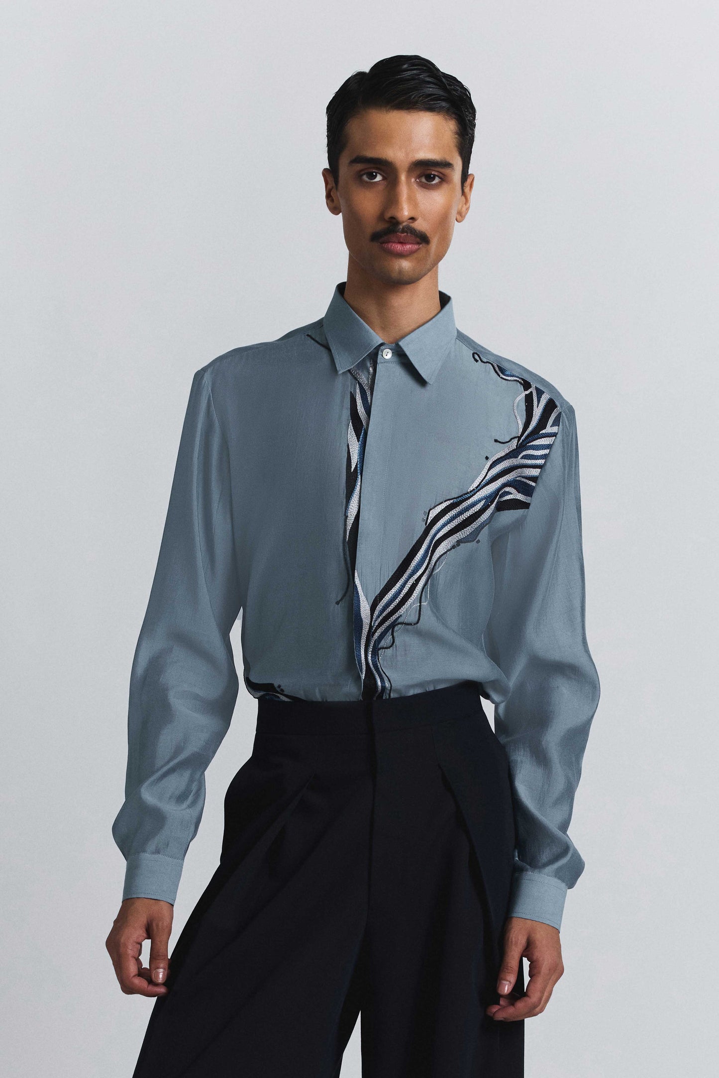 The Abstract Embroidery Shirt