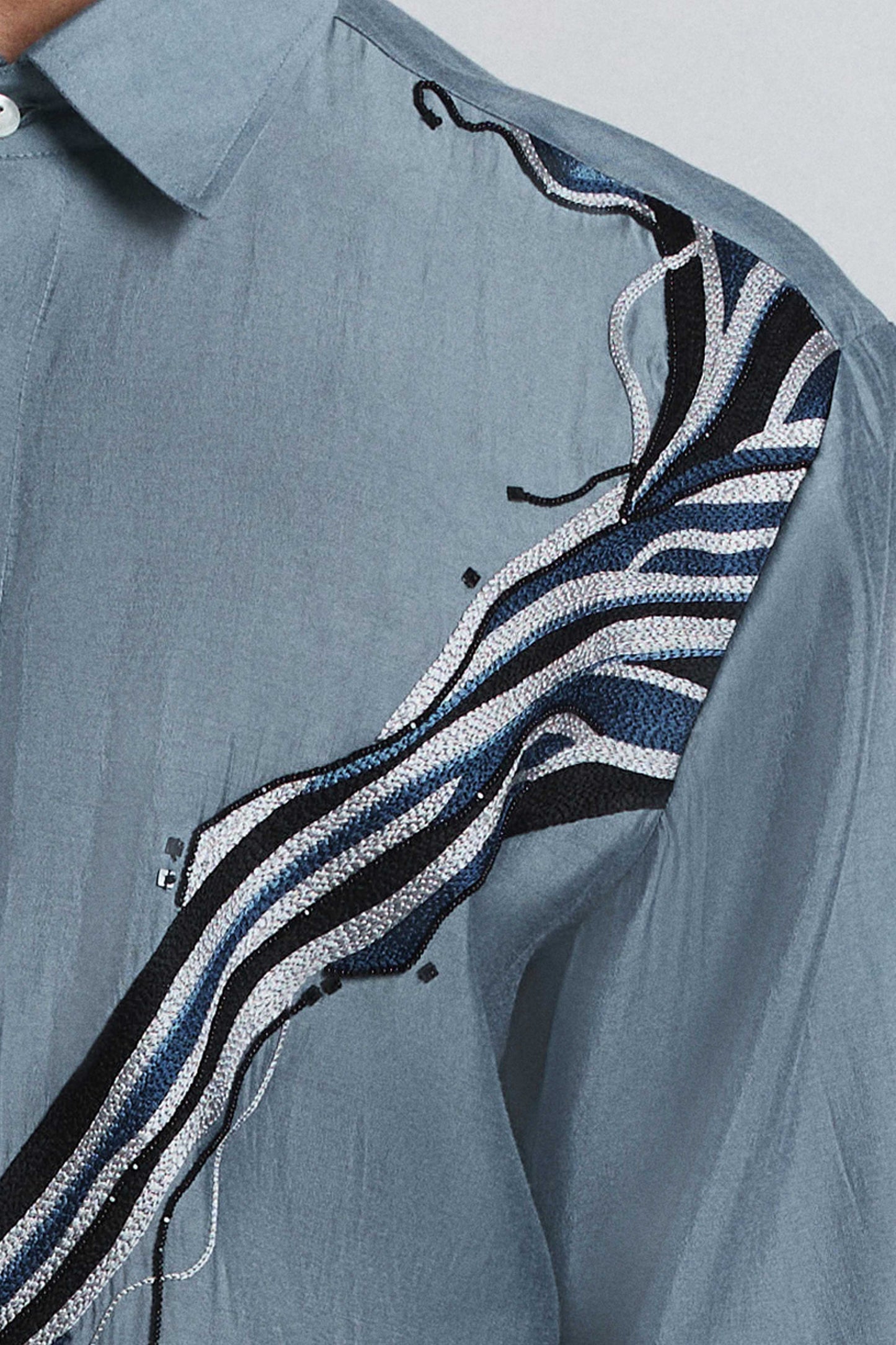 The Abstract Embroidery Shirt