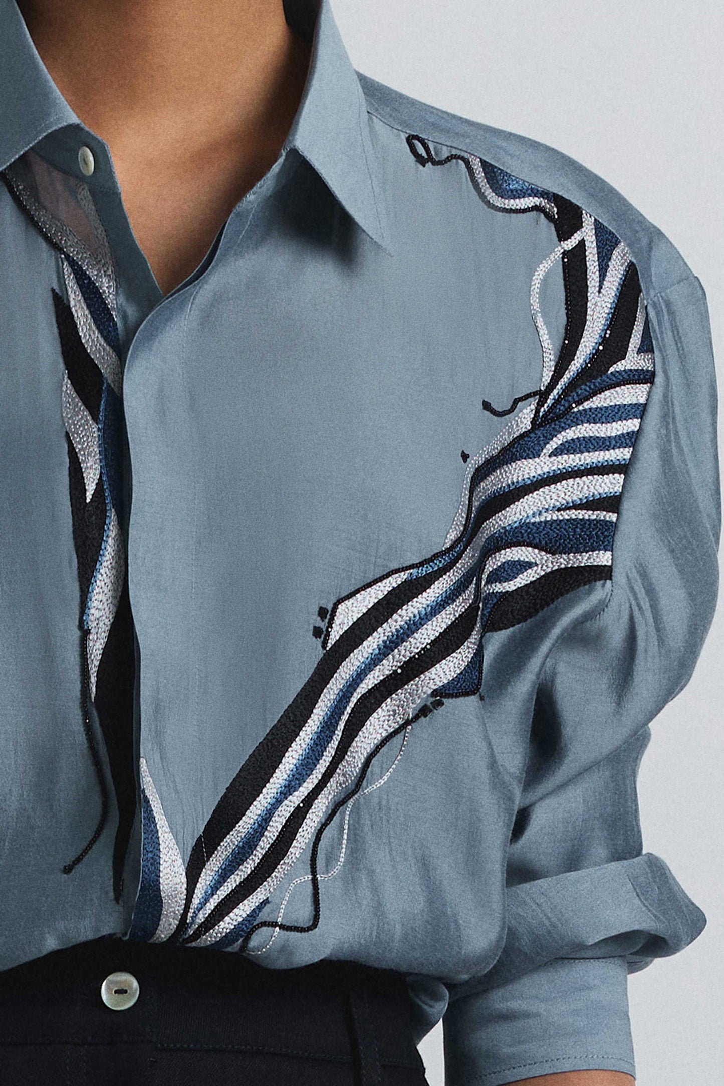 The Abstract Embroidery Shirt