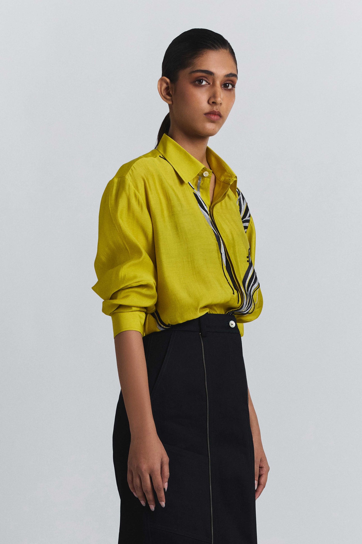 The Abstract Embroidery Shirt