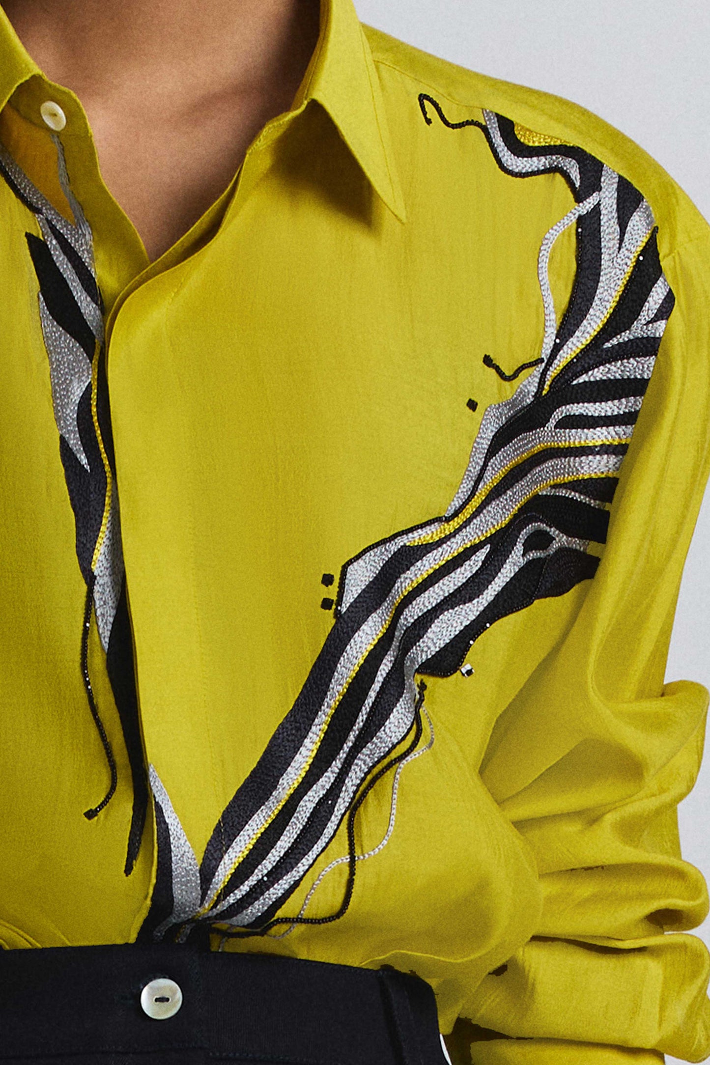 The Abstract Embroidery Shirt