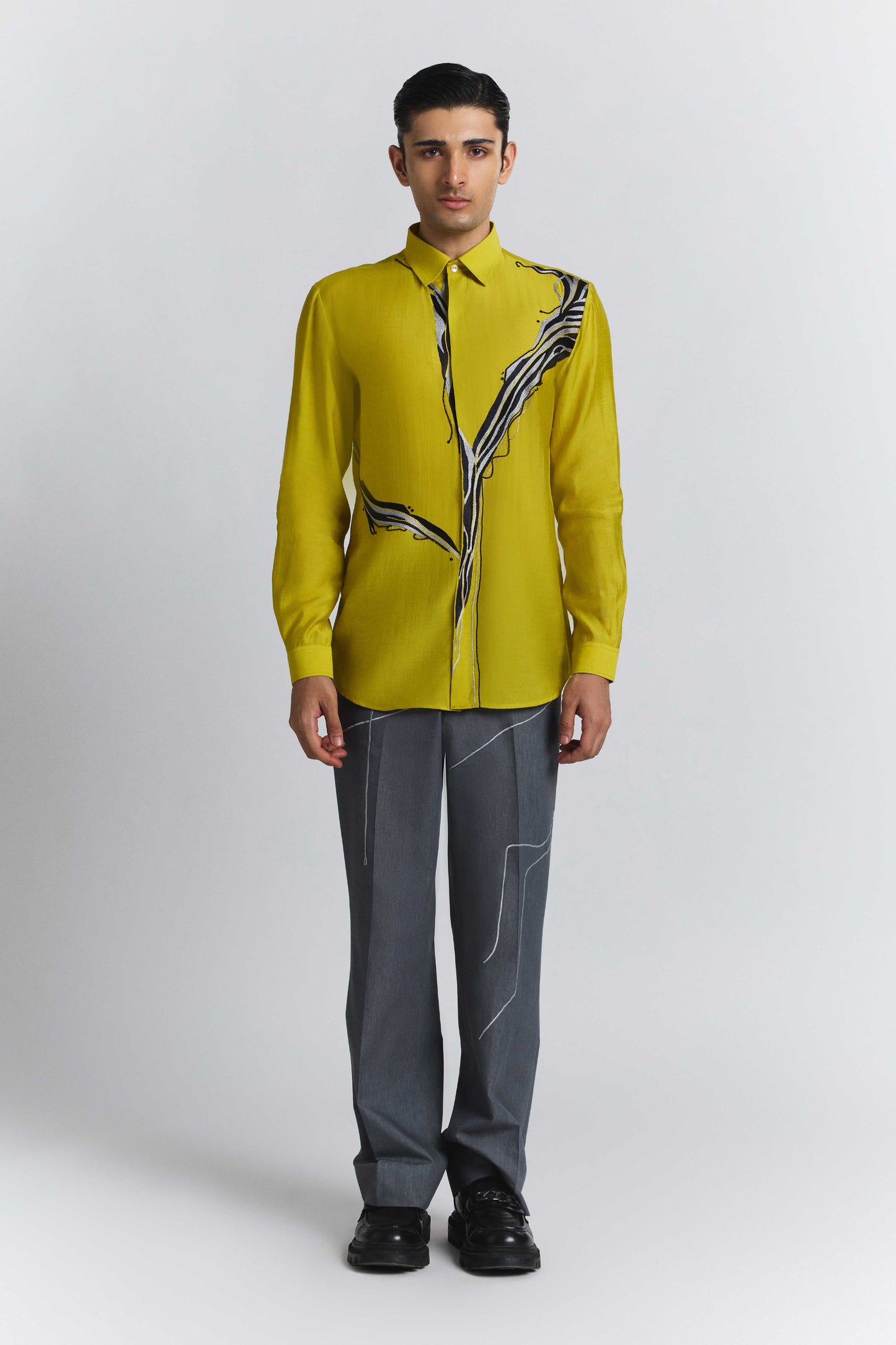The Abstract Embroidery Shirt