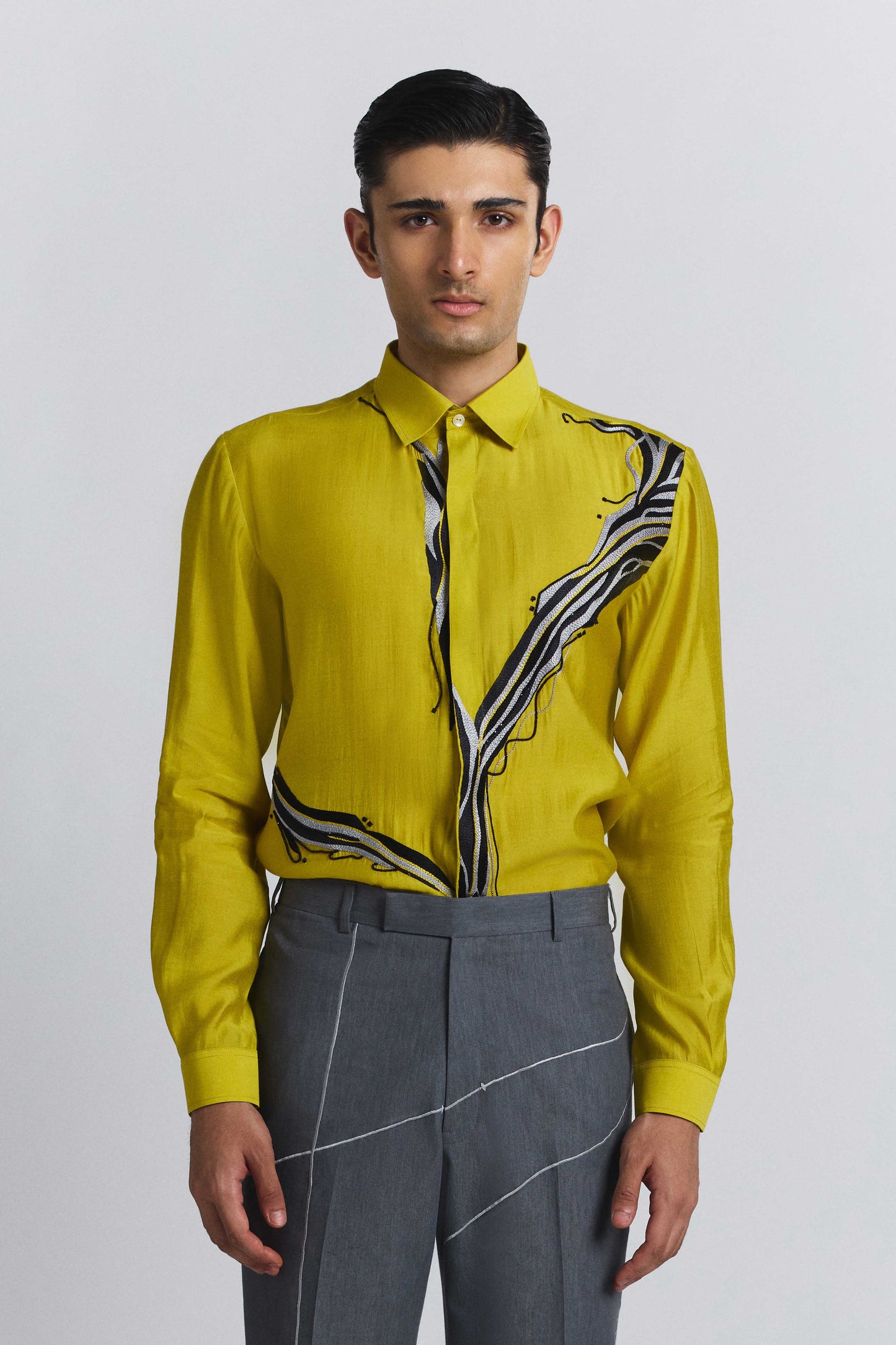 The Abstract Embroidery Shirt