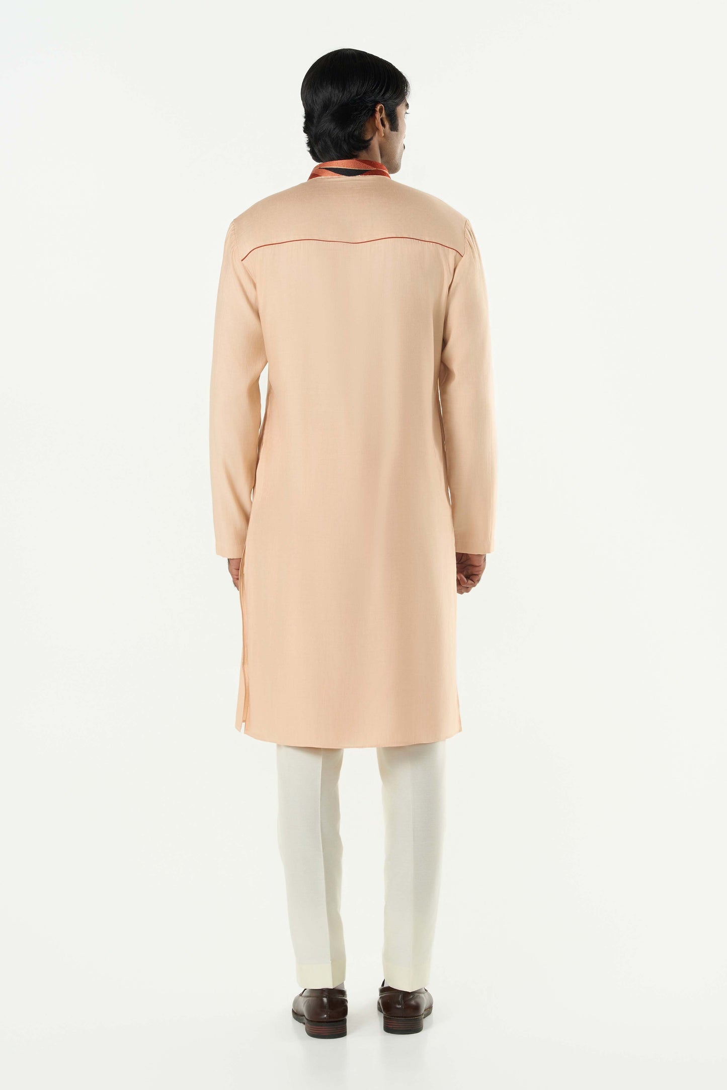 The Abstract Kurta - Beige