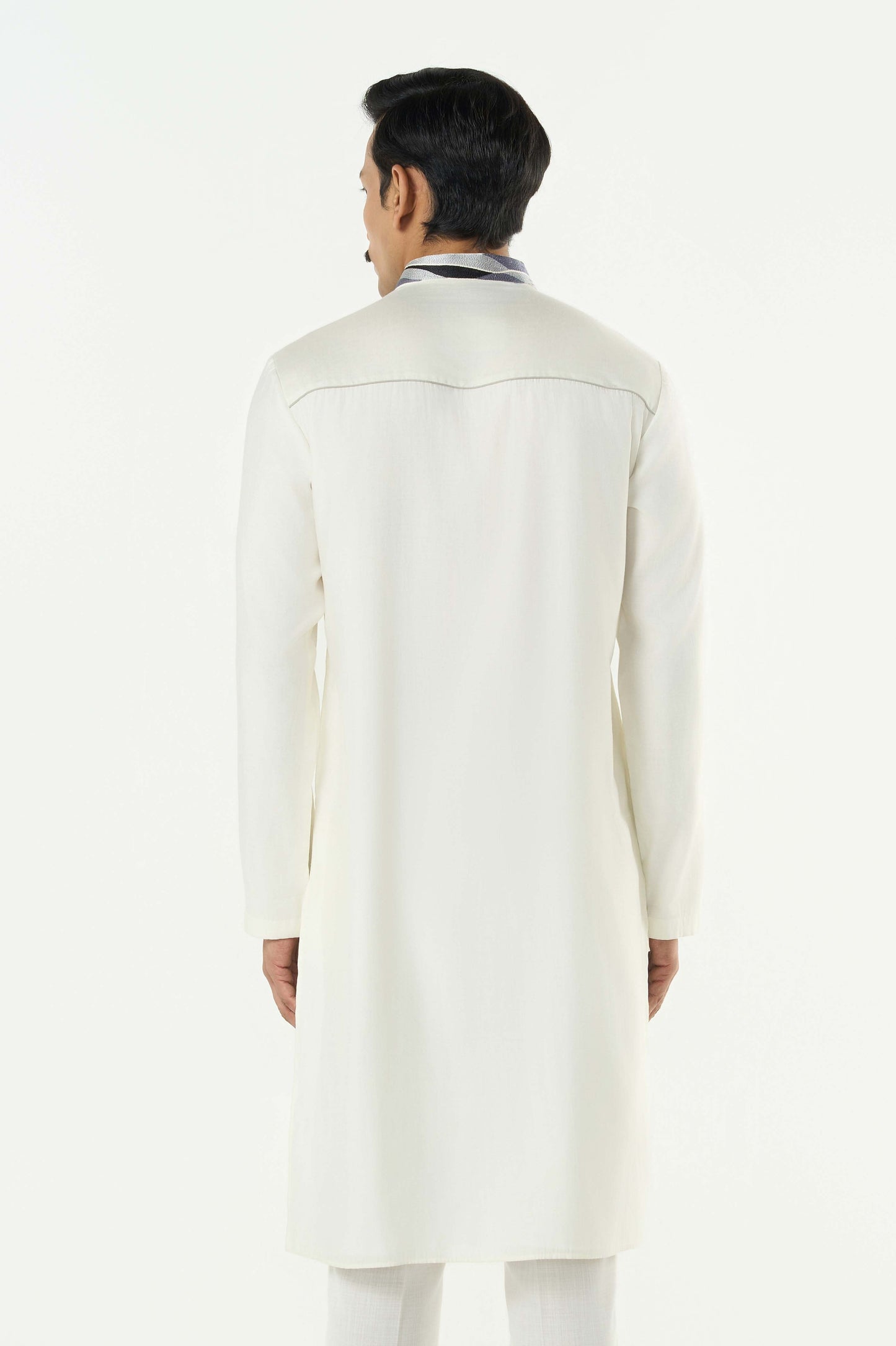 The Abstract Kurta - Ivory