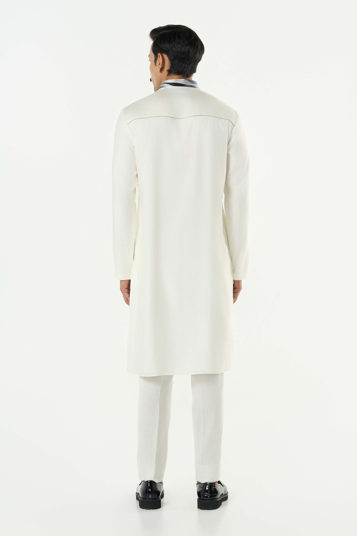 The Abstract Kurta - Ivory