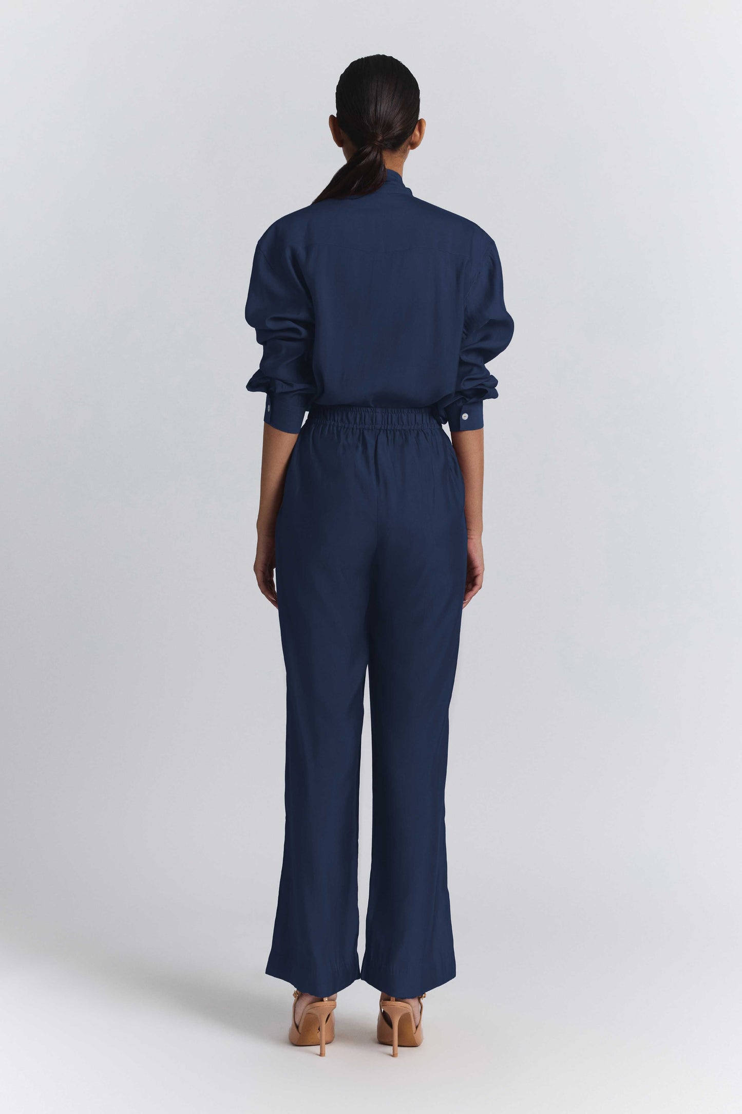 Tie-Neck Embellished Set