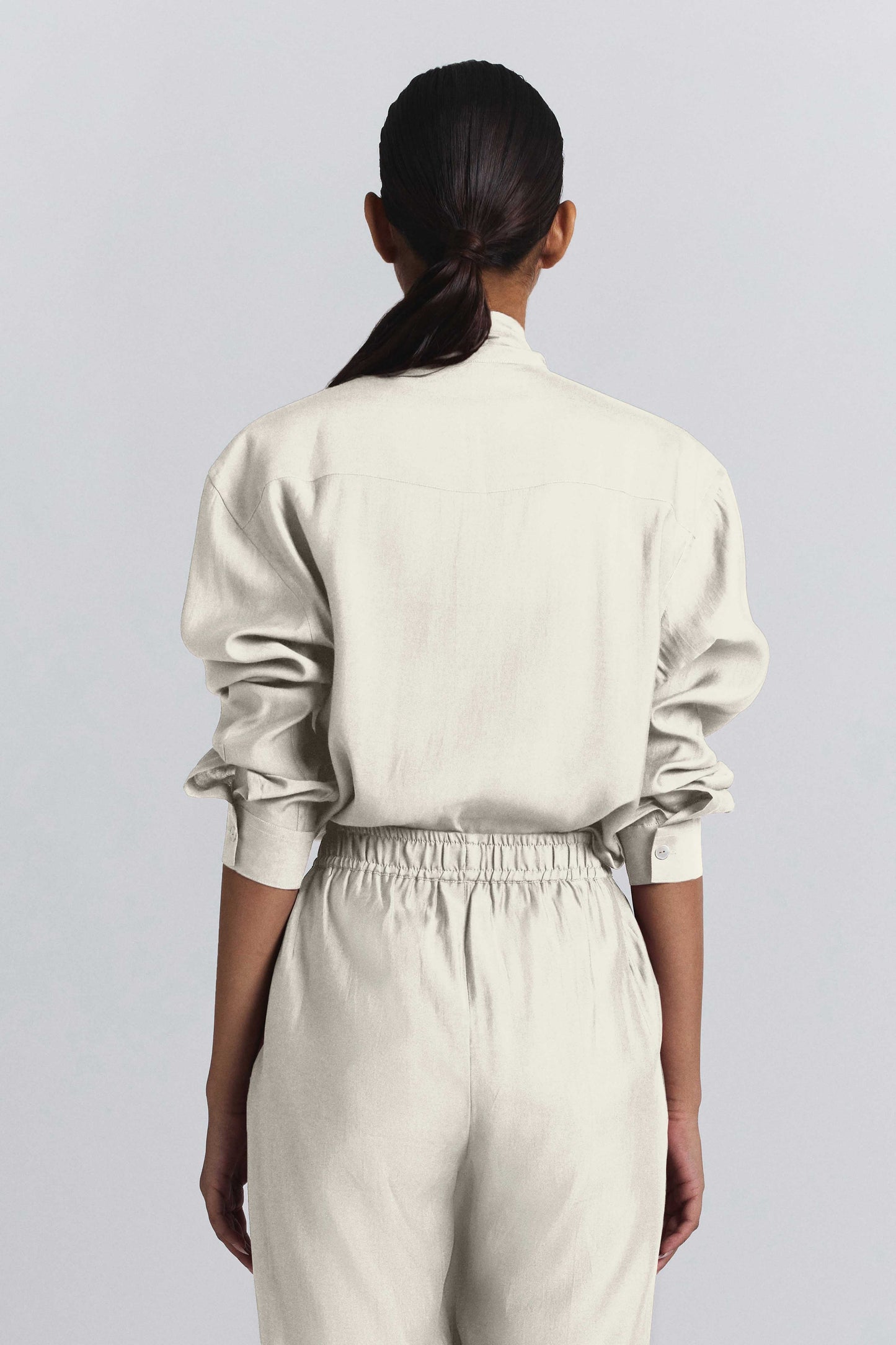 Tie-Neck Embellished Set