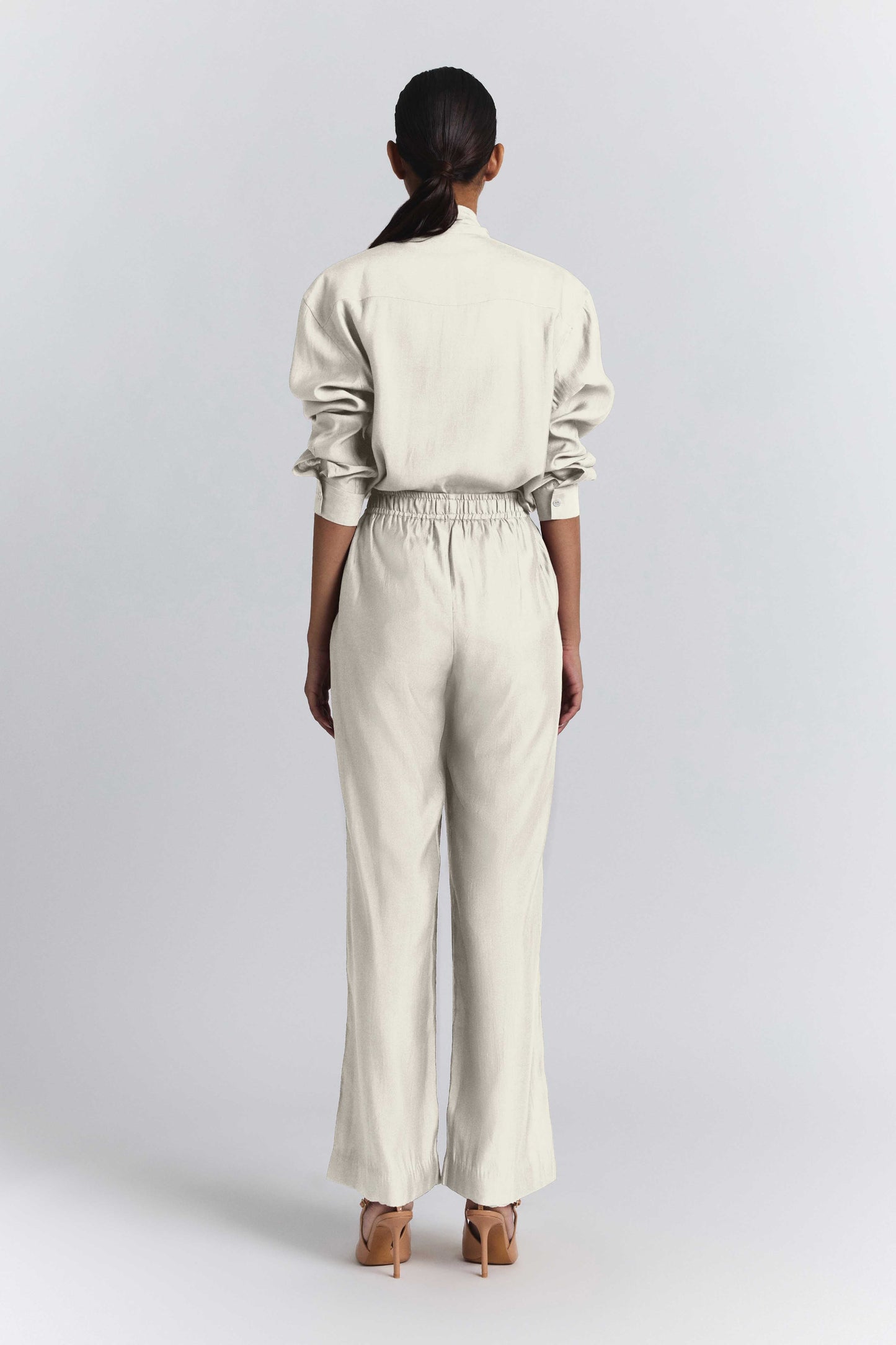Tie-Neck Embellished Set