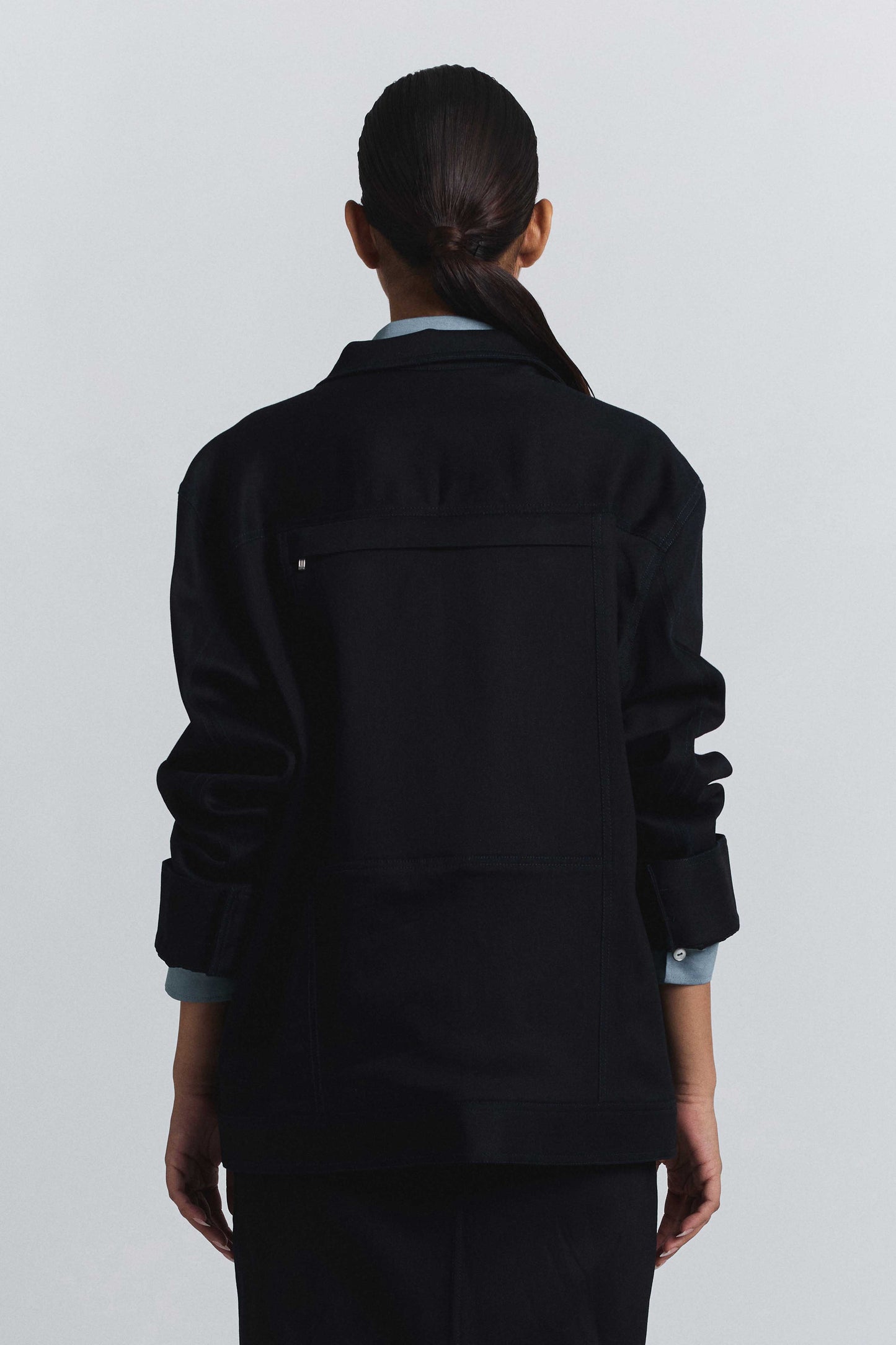 Torque Denim Bomber
