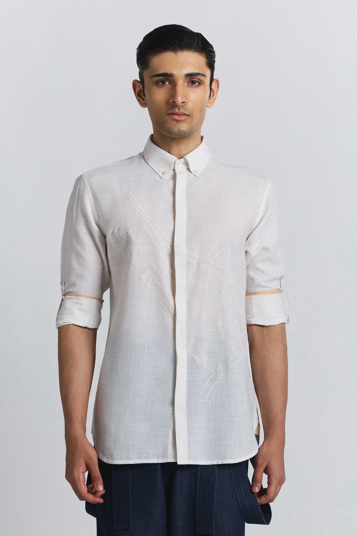 Urban Layout embroidered shirt