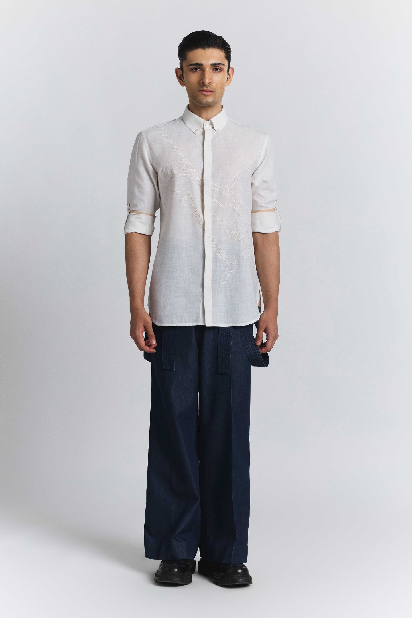 Urban Layout embroidered shirt