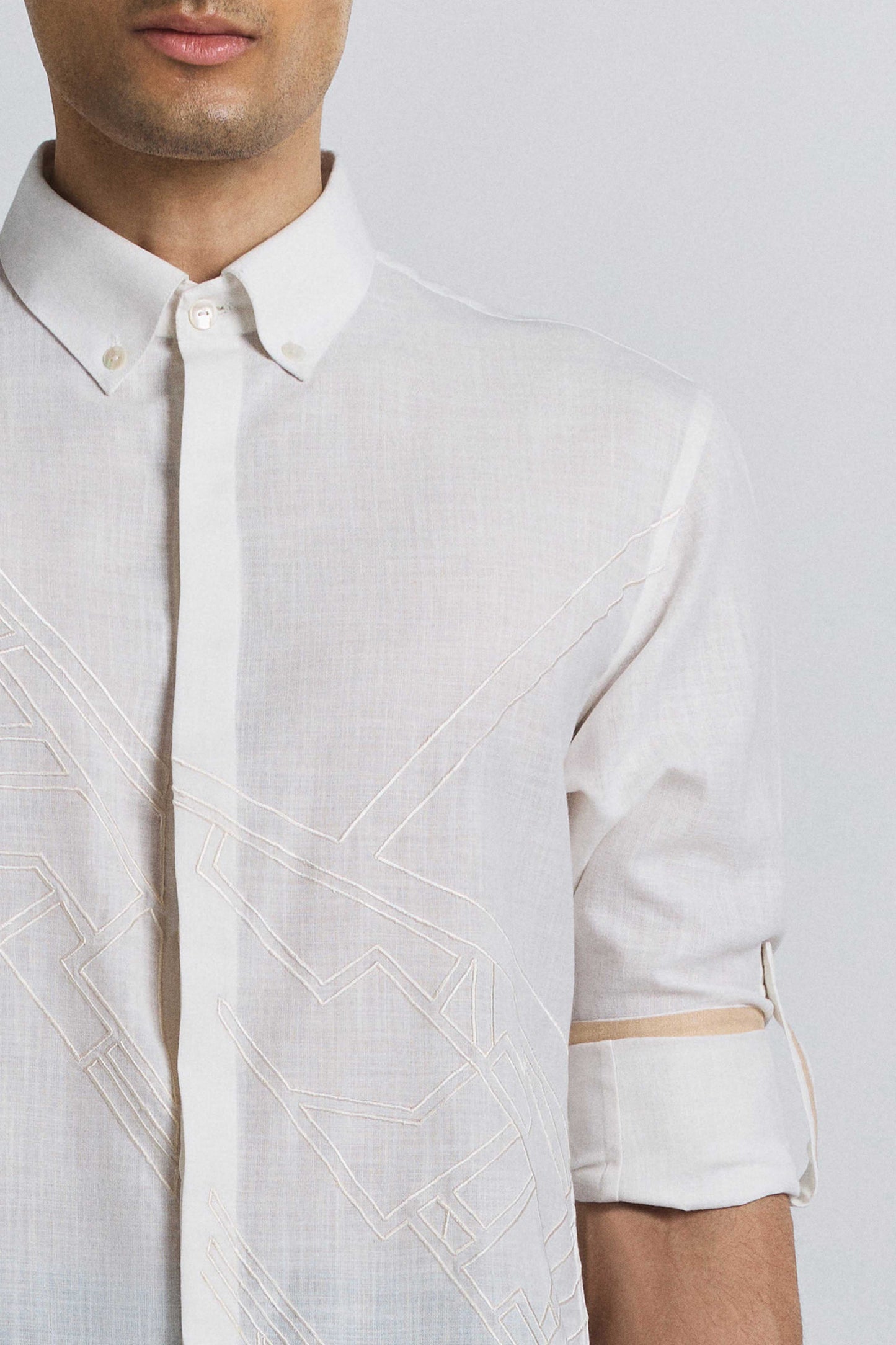 Urban Layout embroidered shirt