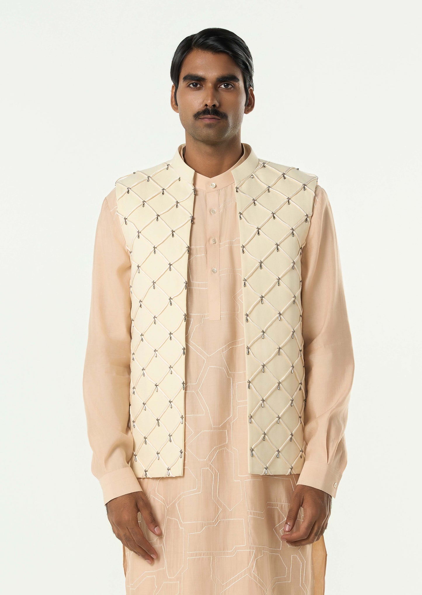 Urban Lustre Bandi Jacket Set - Ivory