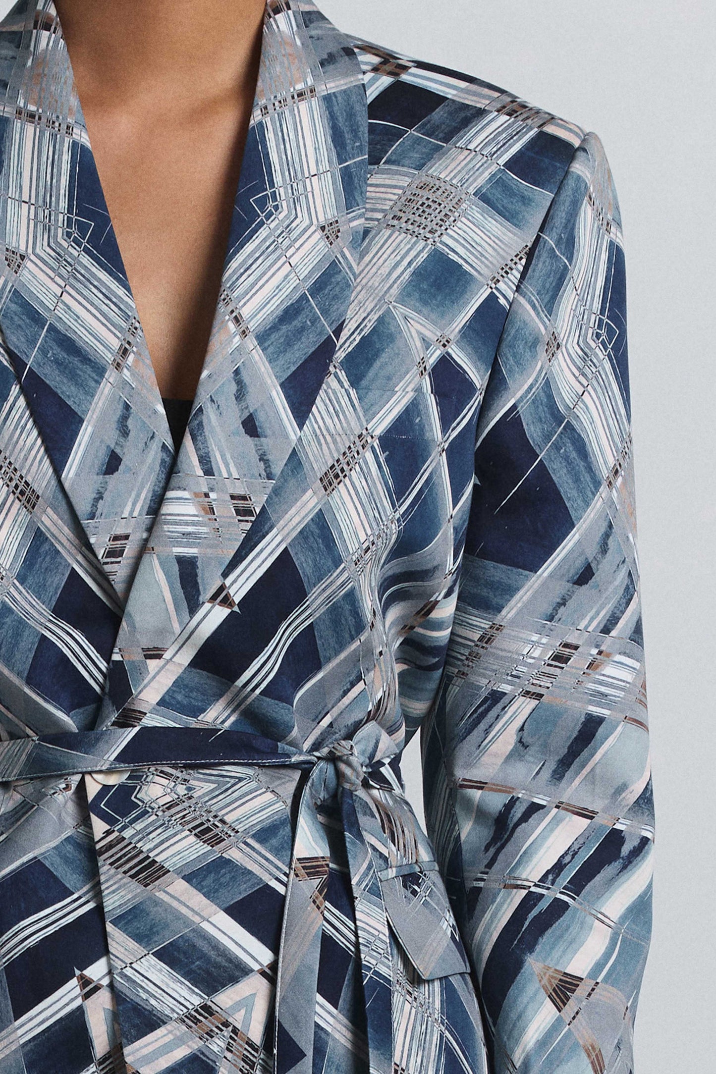 Vortex Print Blazer