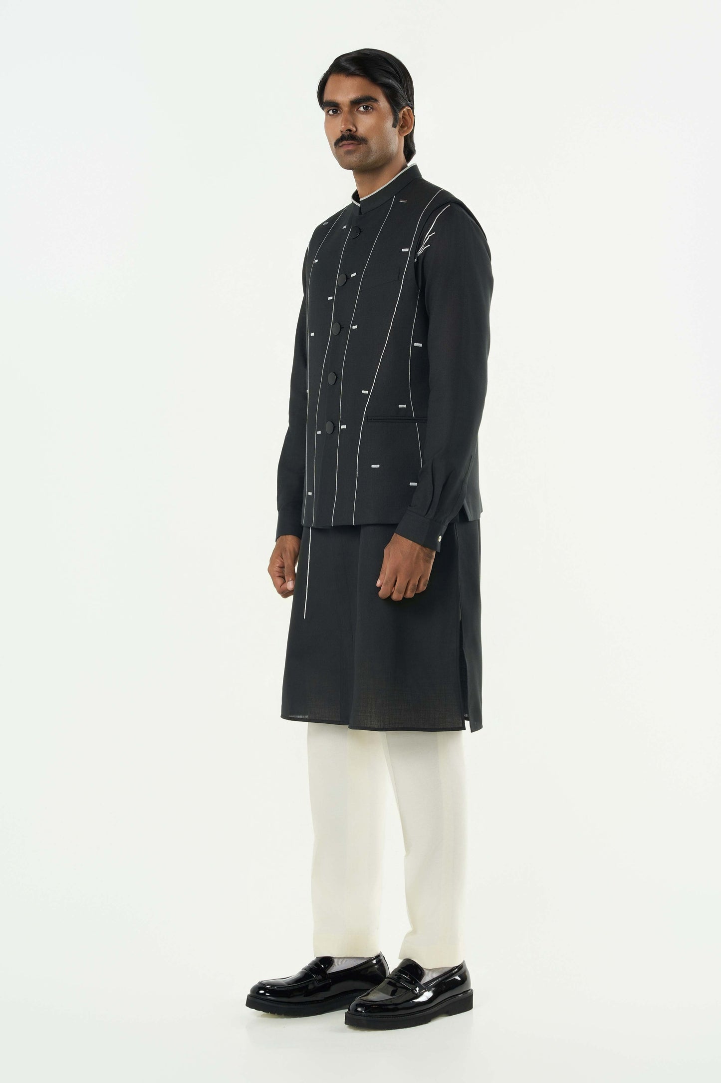 Warp Line Bandi Jacket - Black