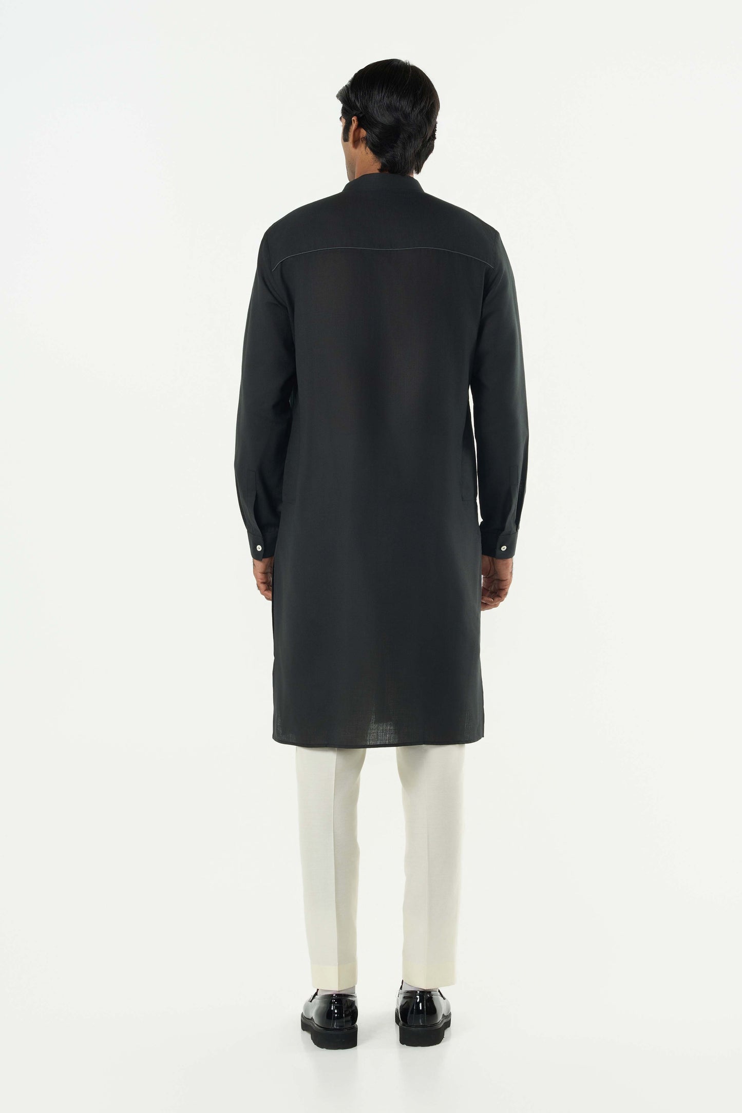 Warp line Bandi Jacket Set - Black