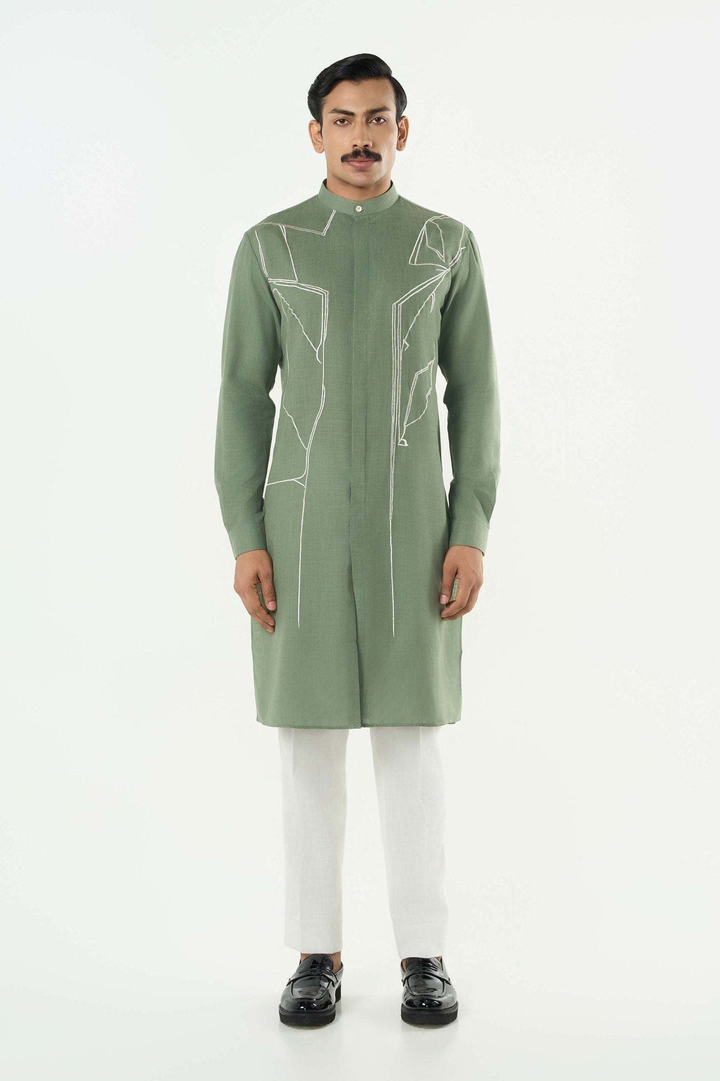 Warp line Bandi Jacket Set- Sage Green