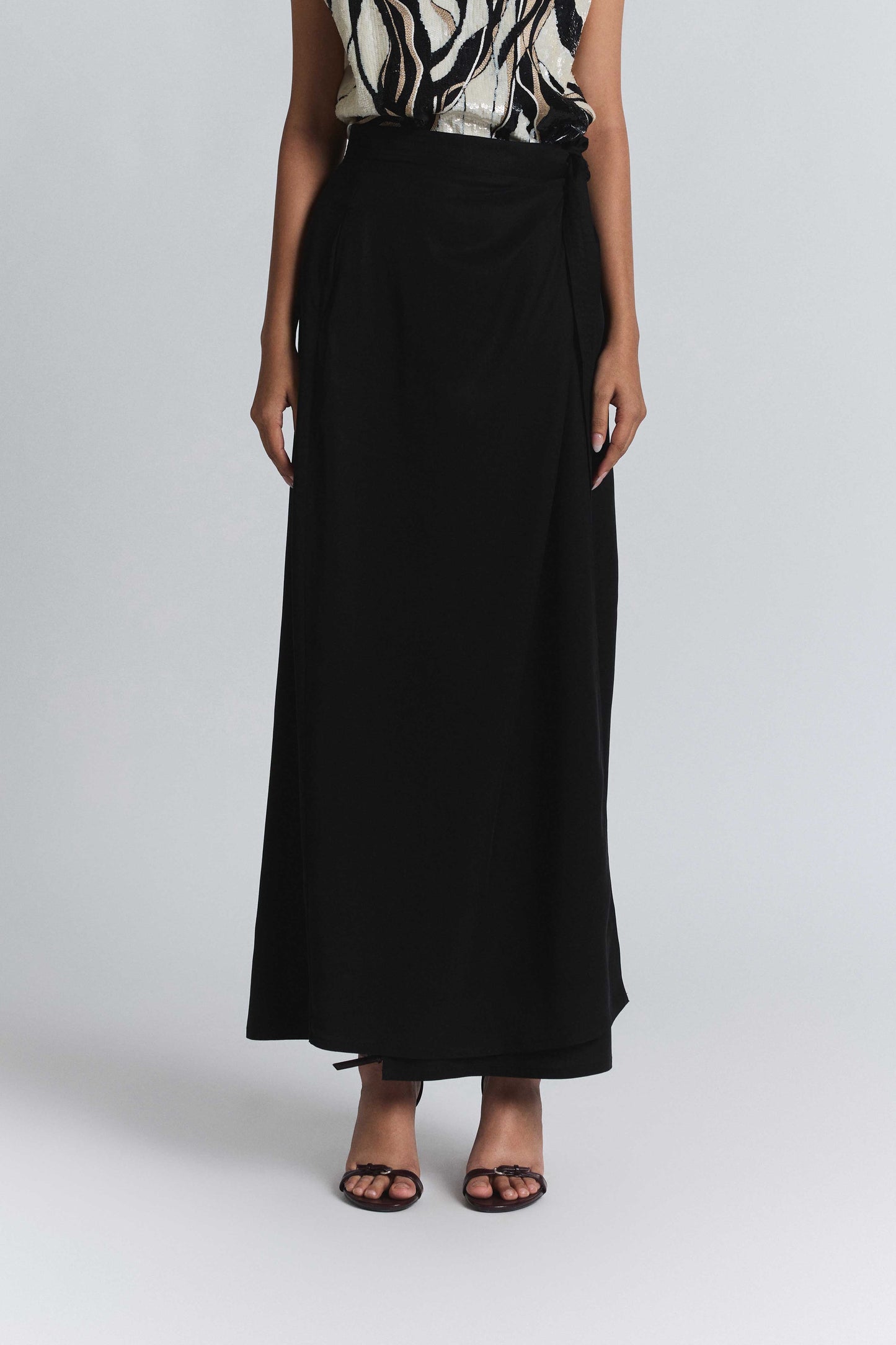 Wrap Around Skirt - Black