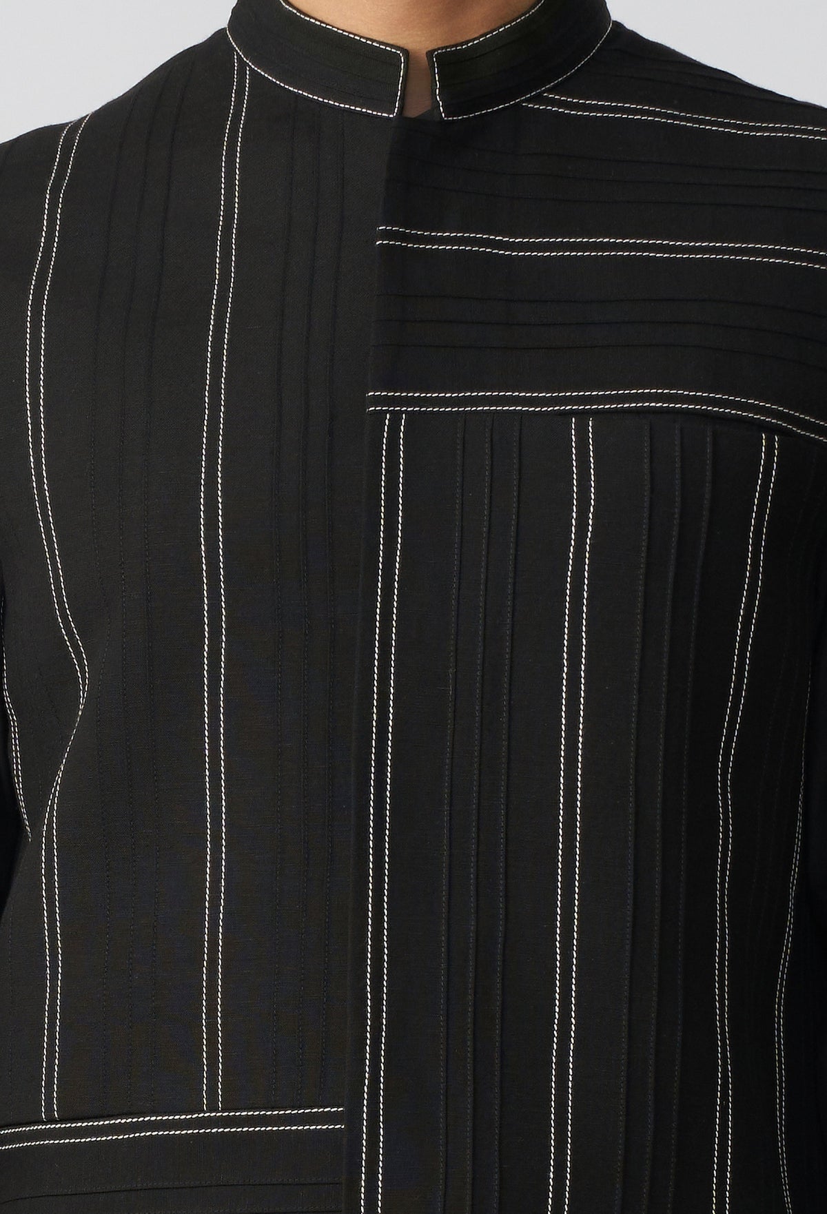 Offset Stitchline Bandi - Black