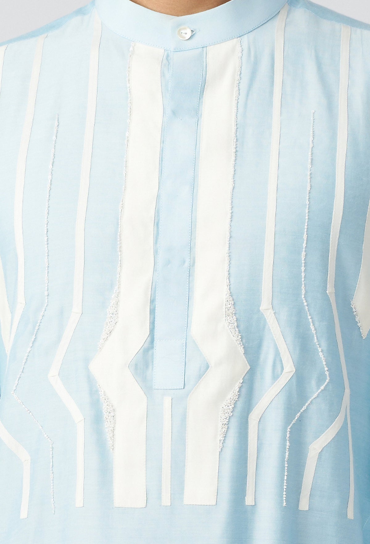 Passage Kurta - Pastel Blue