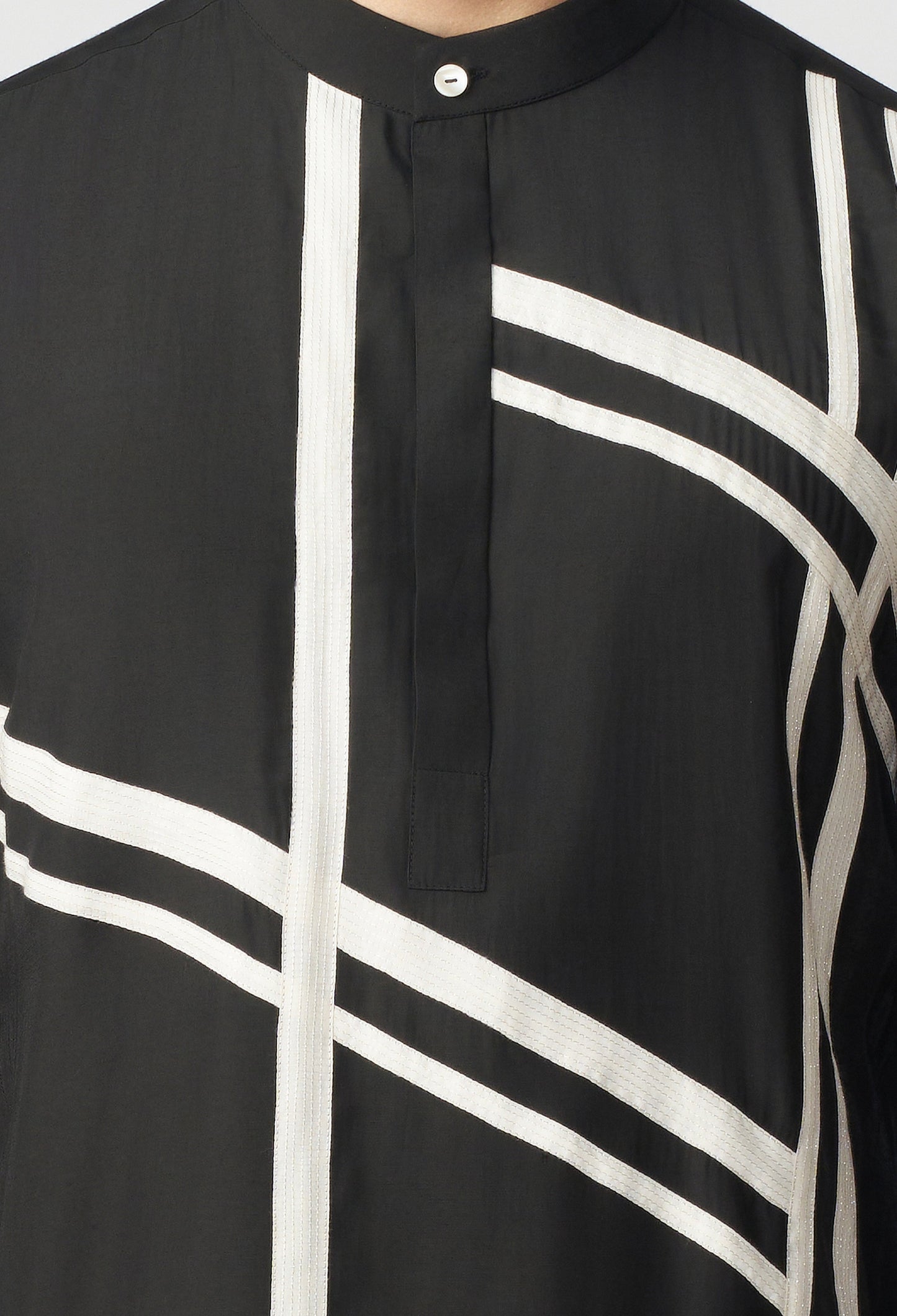 Scaffold Kurta - Black