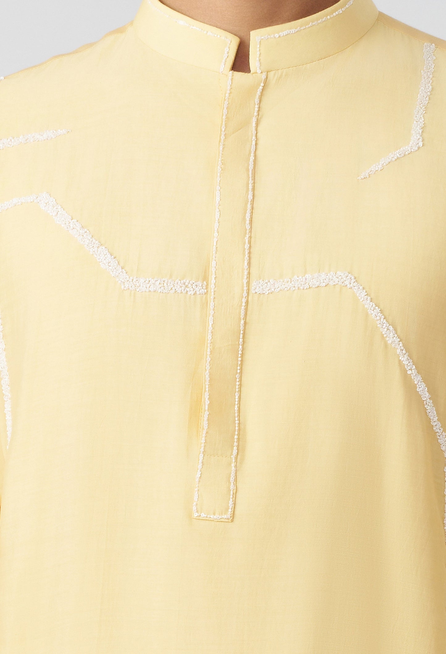 Stilt Kurta - Pastel Yellow