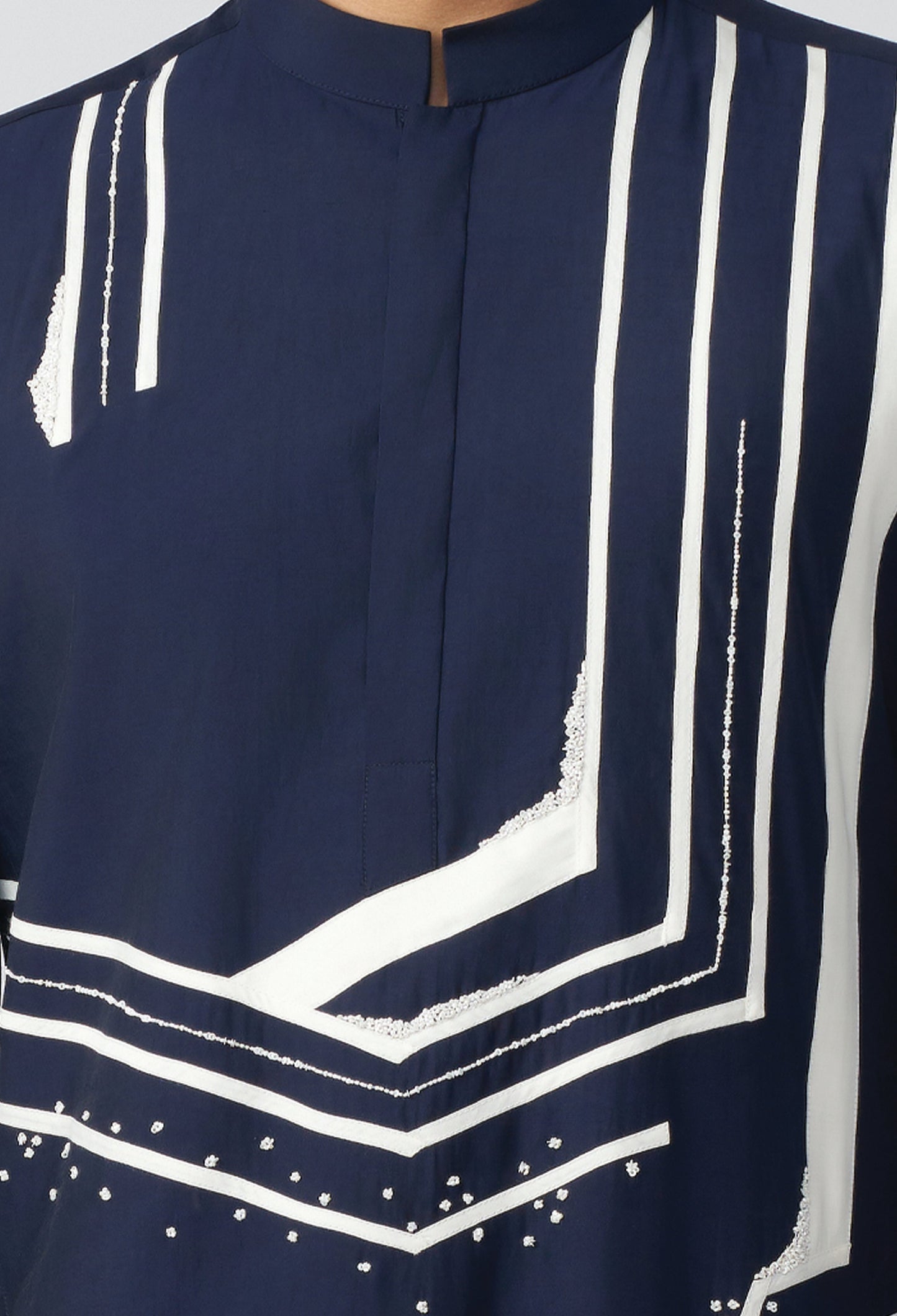 Wayward Kurta - Navy Blue