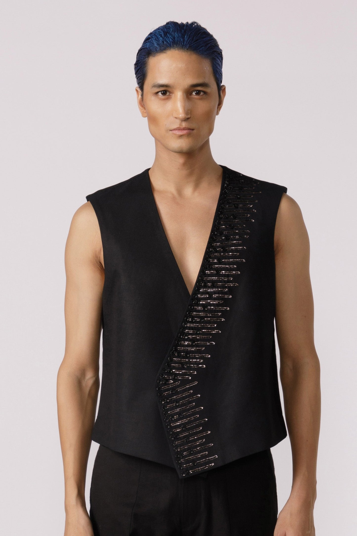 Embroidered vest