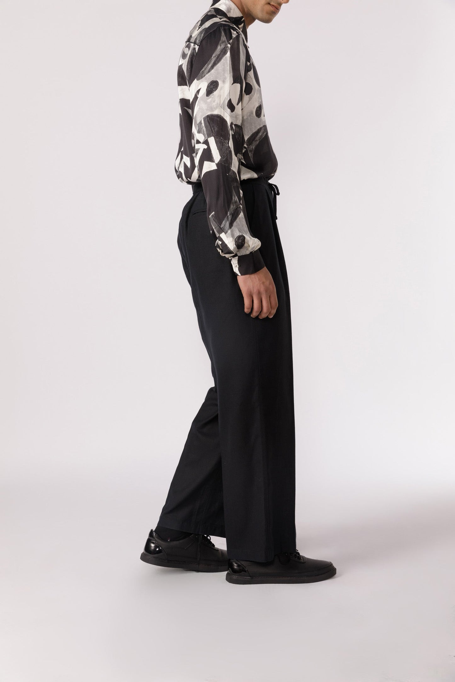 Wide leg pajama pants