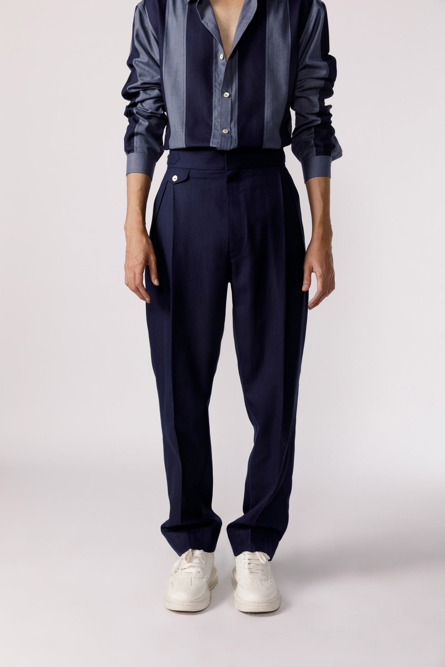 High waisted Pleated pants