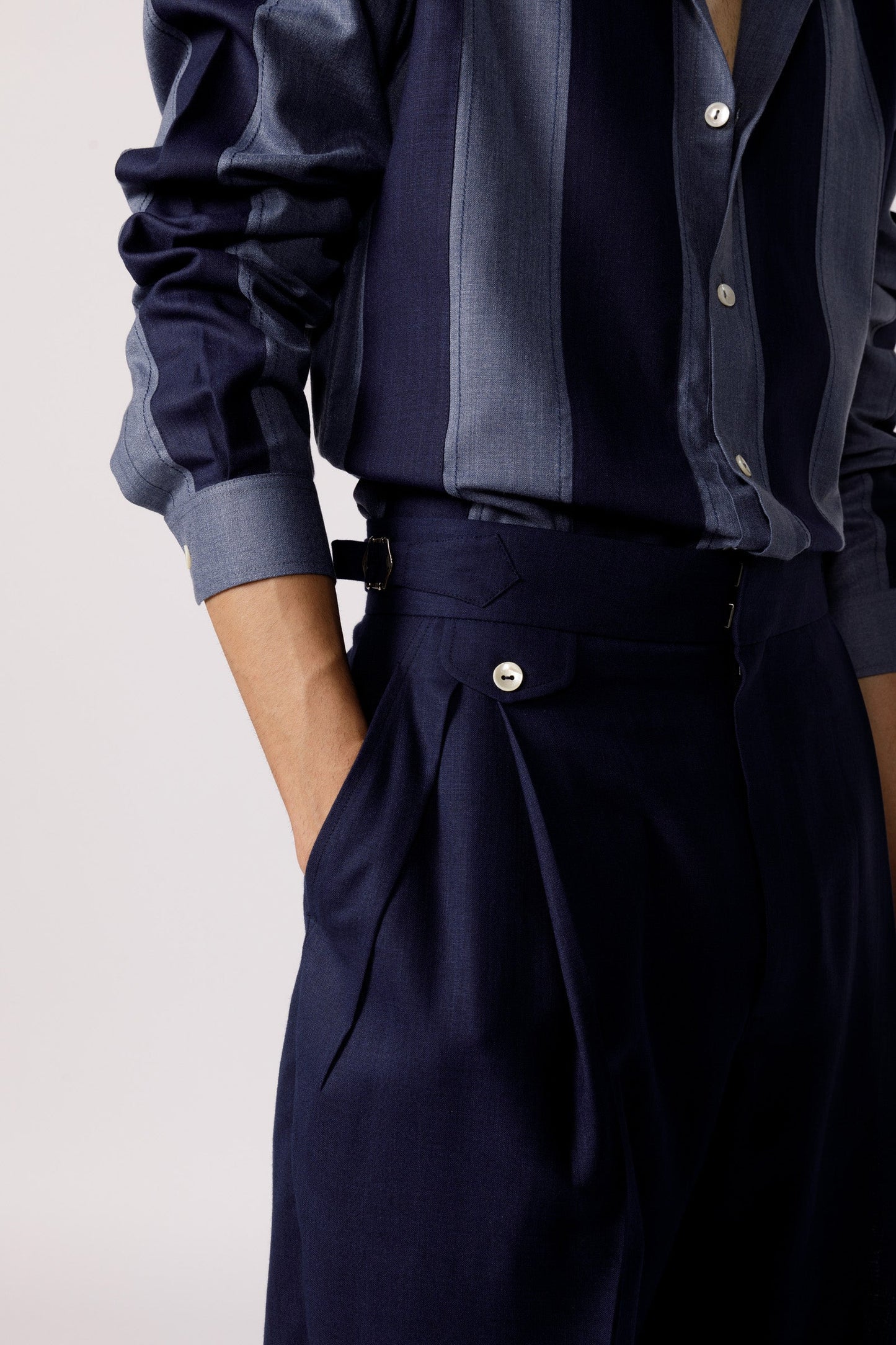 High waisted Pleated pants