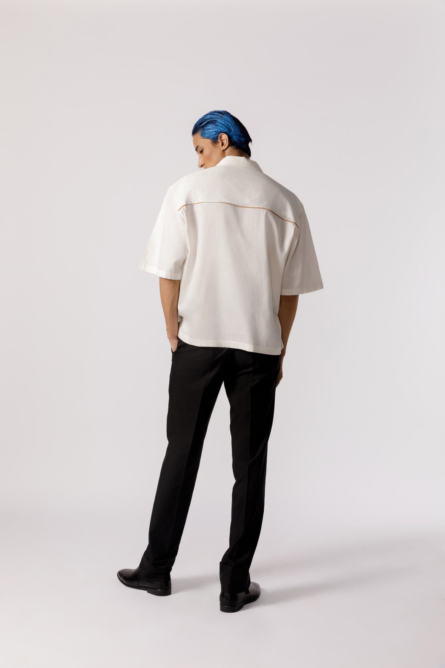 Half placket casual shirt