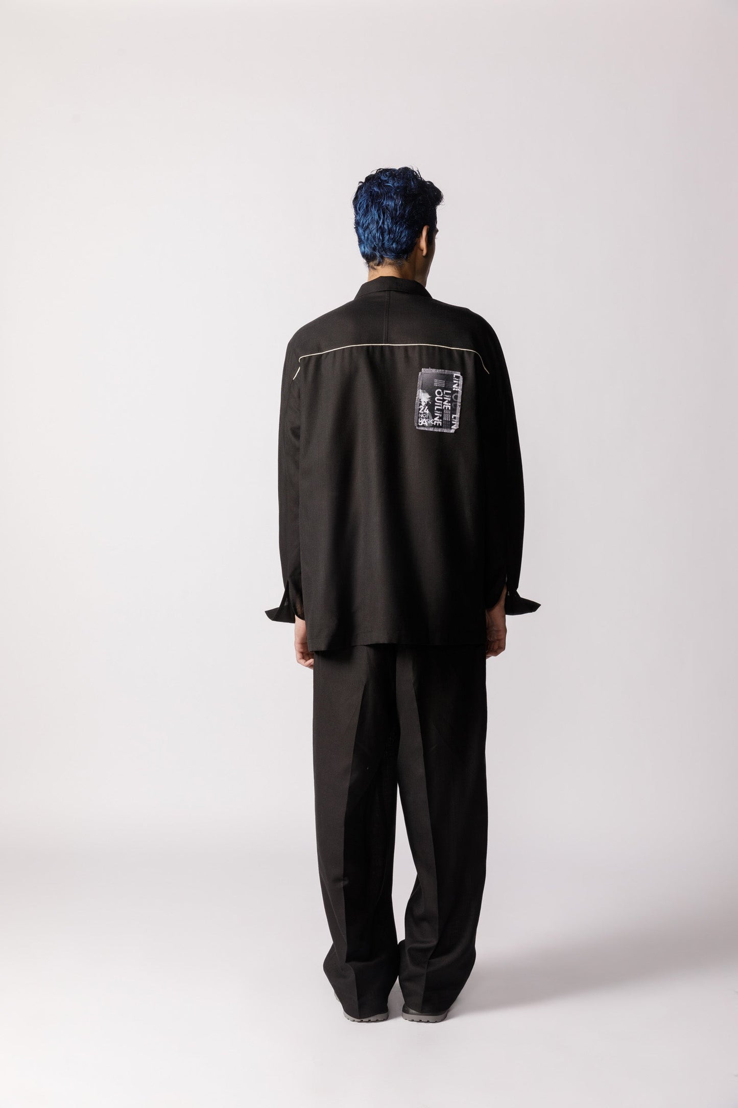 Oversized Patch work shirt