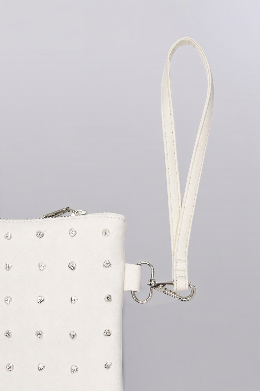 Rivetline Clutch White