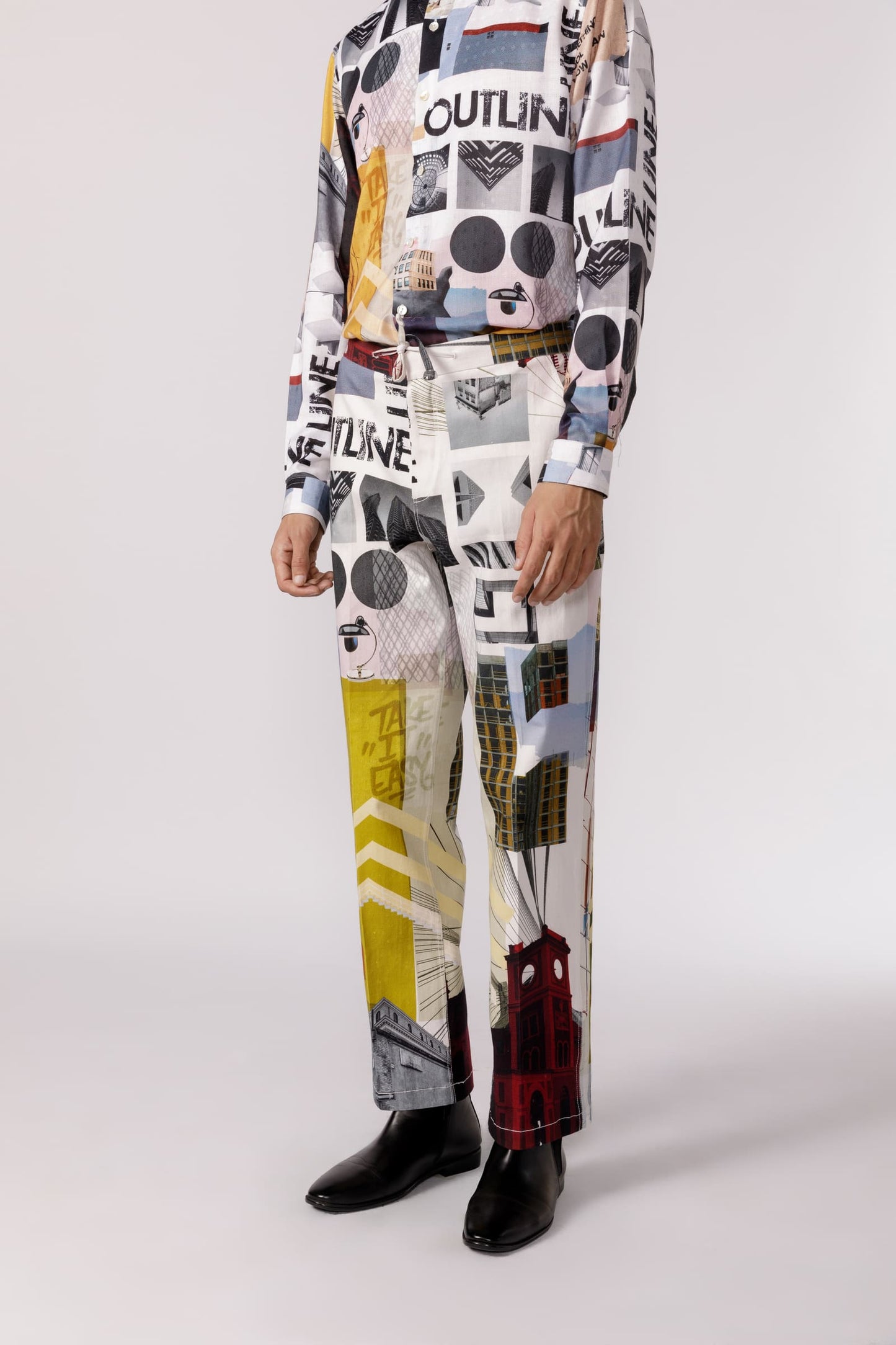 Bauhaus Mosaic Printed Pants