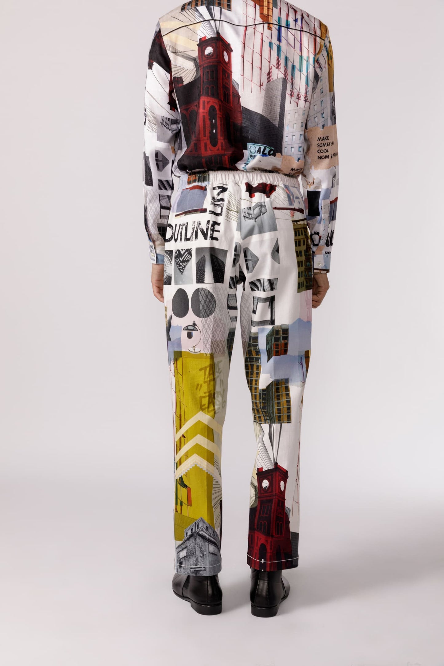 Bauhaus Mosaic Printed Pants