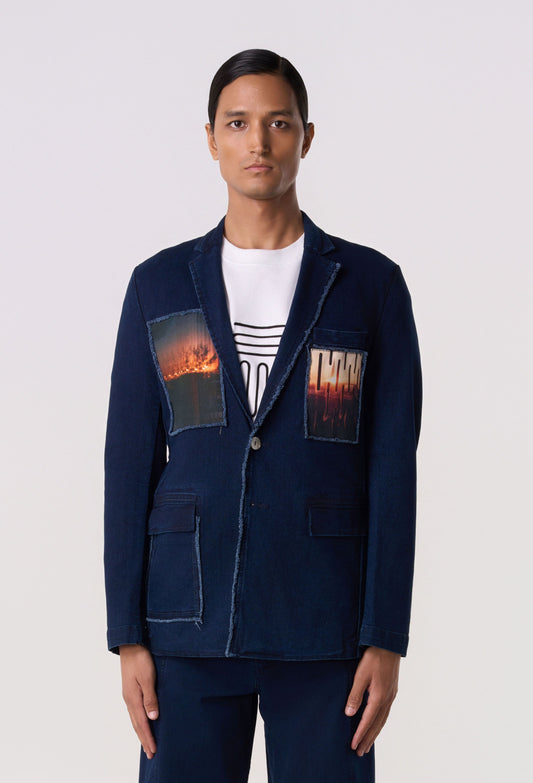 After-Hours Graphic Blazer