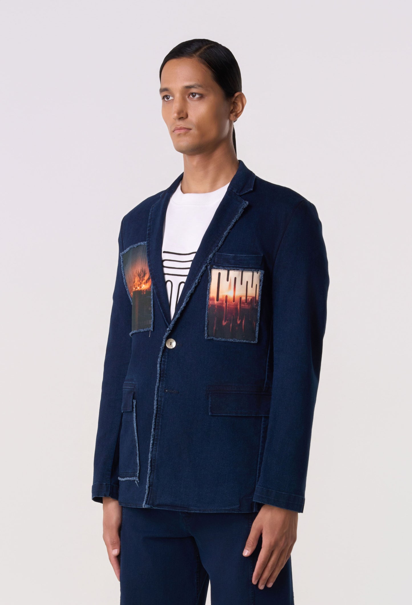 After-Hours Graphic Blazer