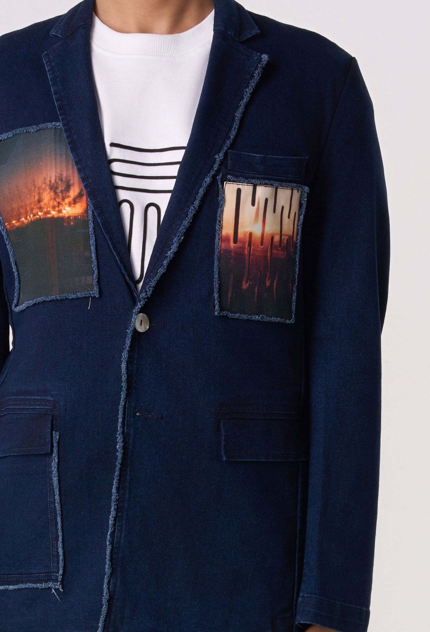 After-Hours Graphic Blazer