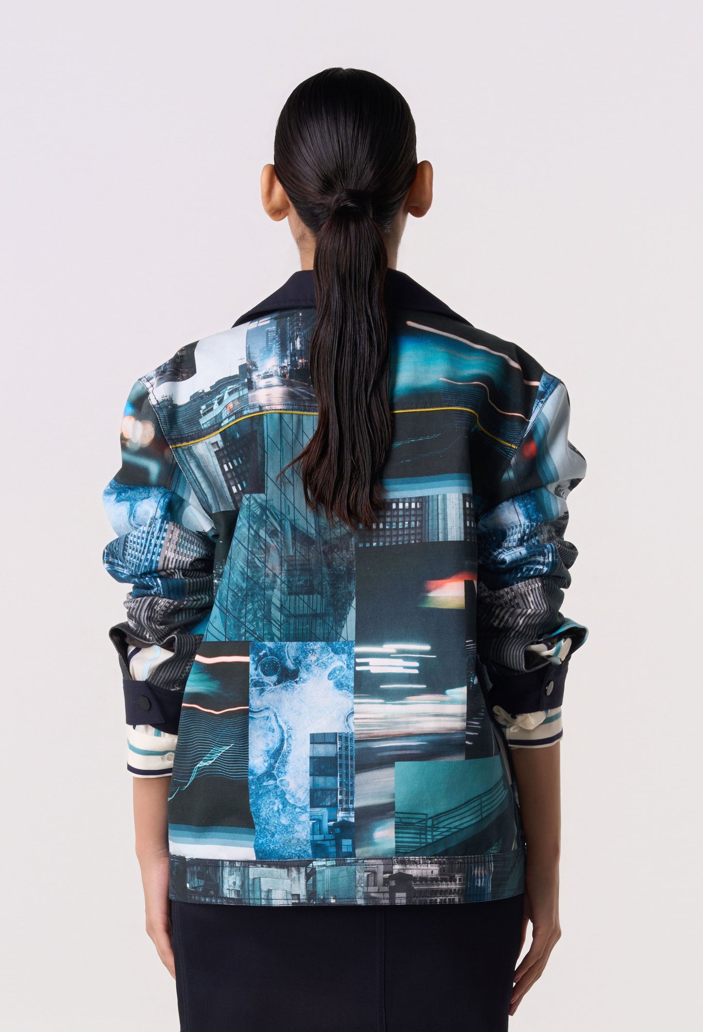 Archive Print Shacket