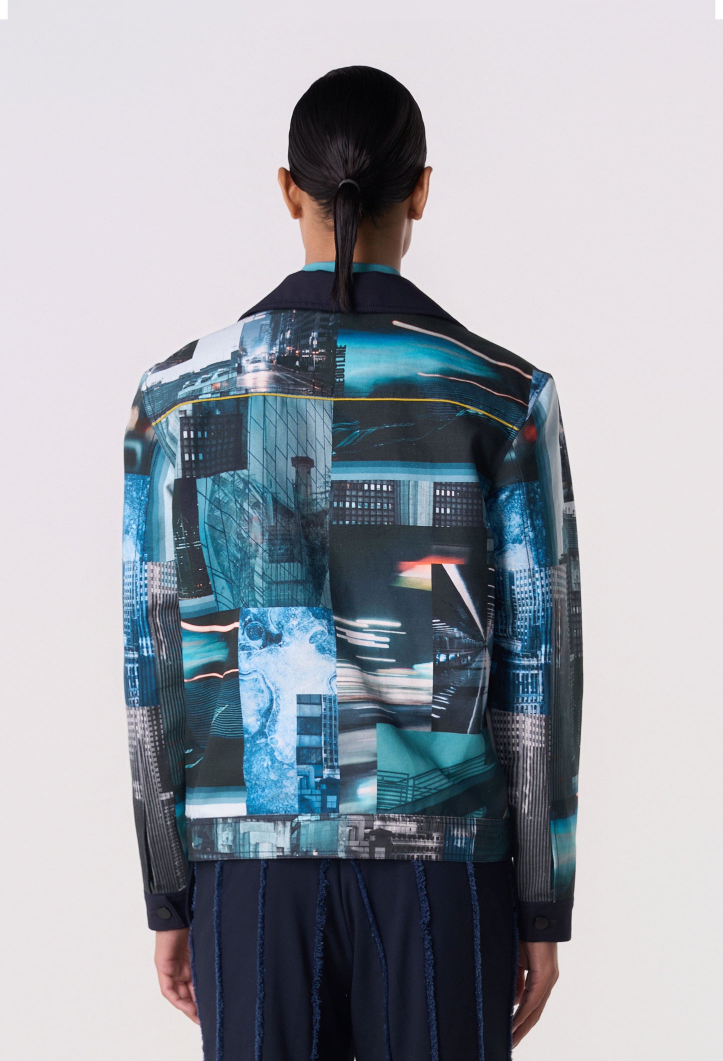 Archive Print Shacket
