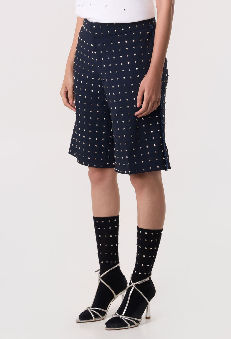 Axis Pleat Wide Shorts