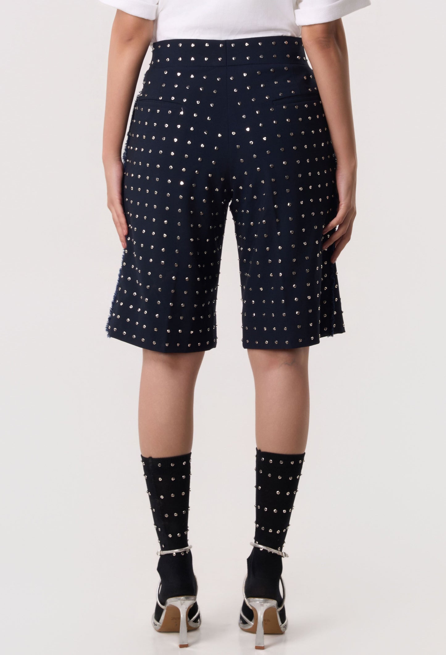 Axis Pleat Wide Shorts