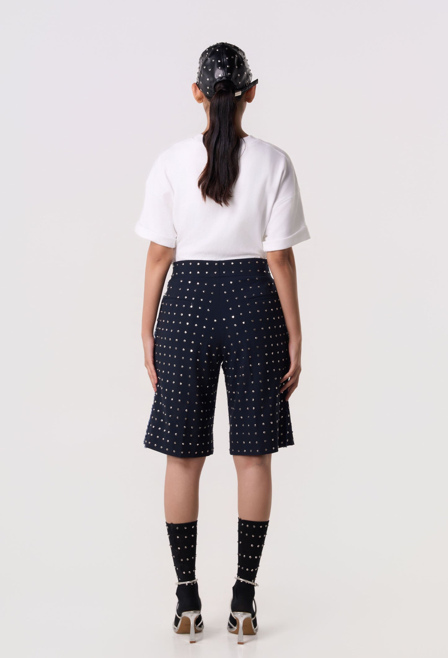 Axis Pleat Wide Shorts
