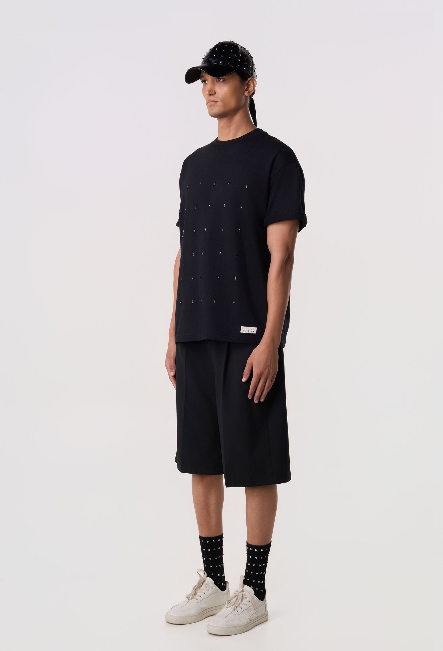 Axis Pleat Wide Shorts