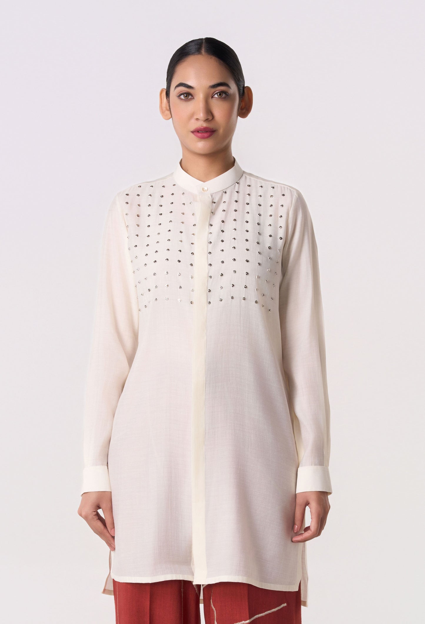 Beaded Node Kurta
