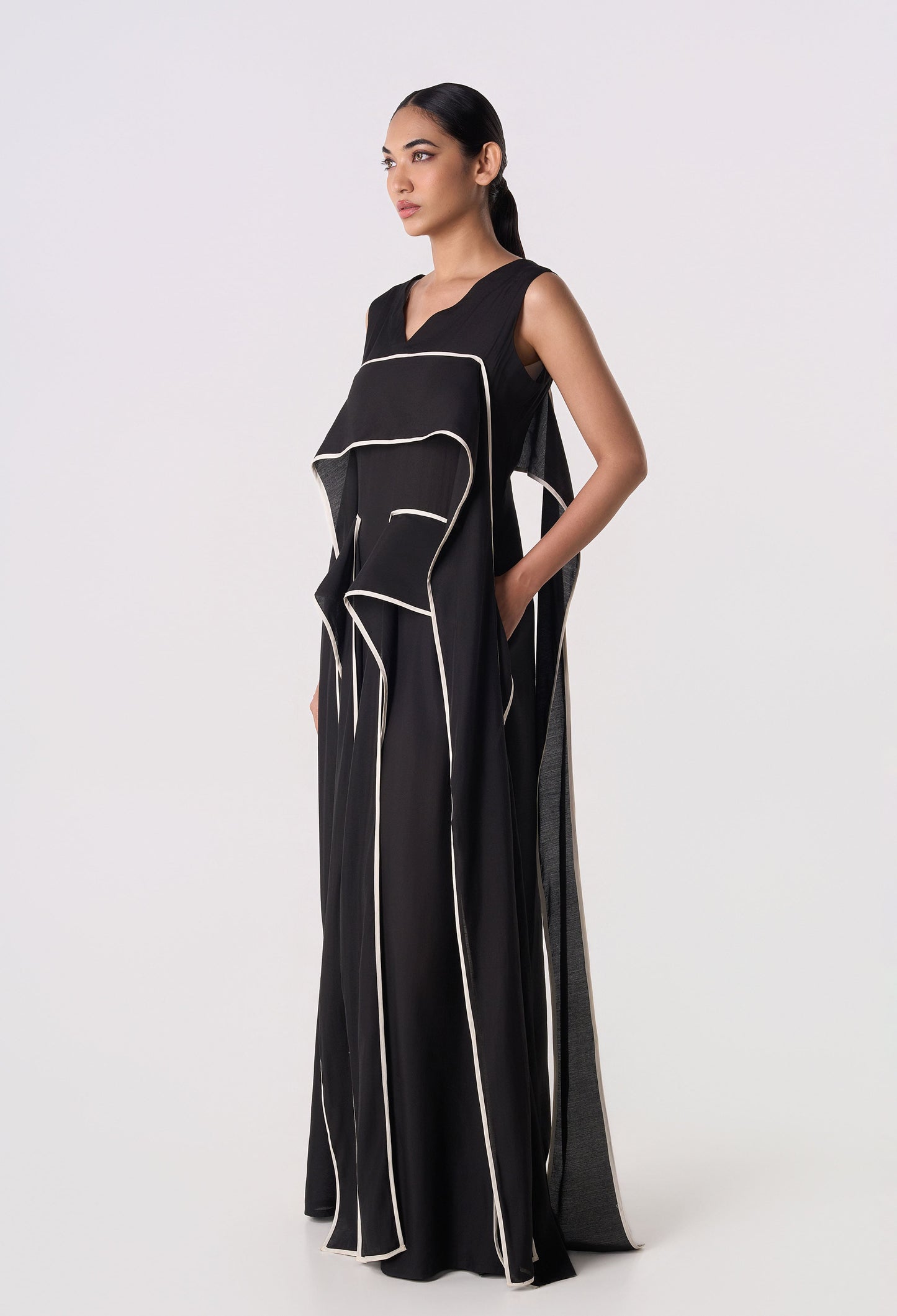 Cascading Outline Dress