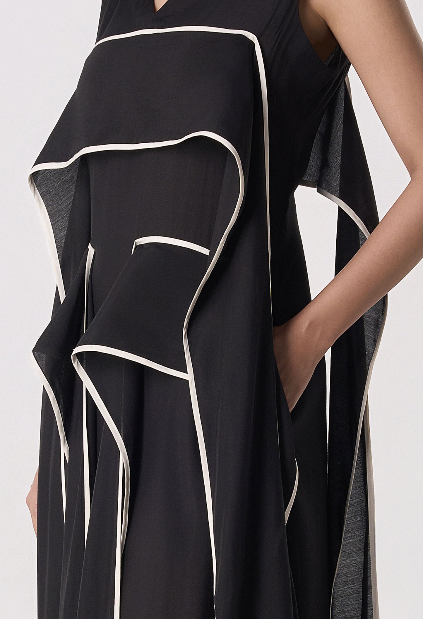 Cascading Outline Dress