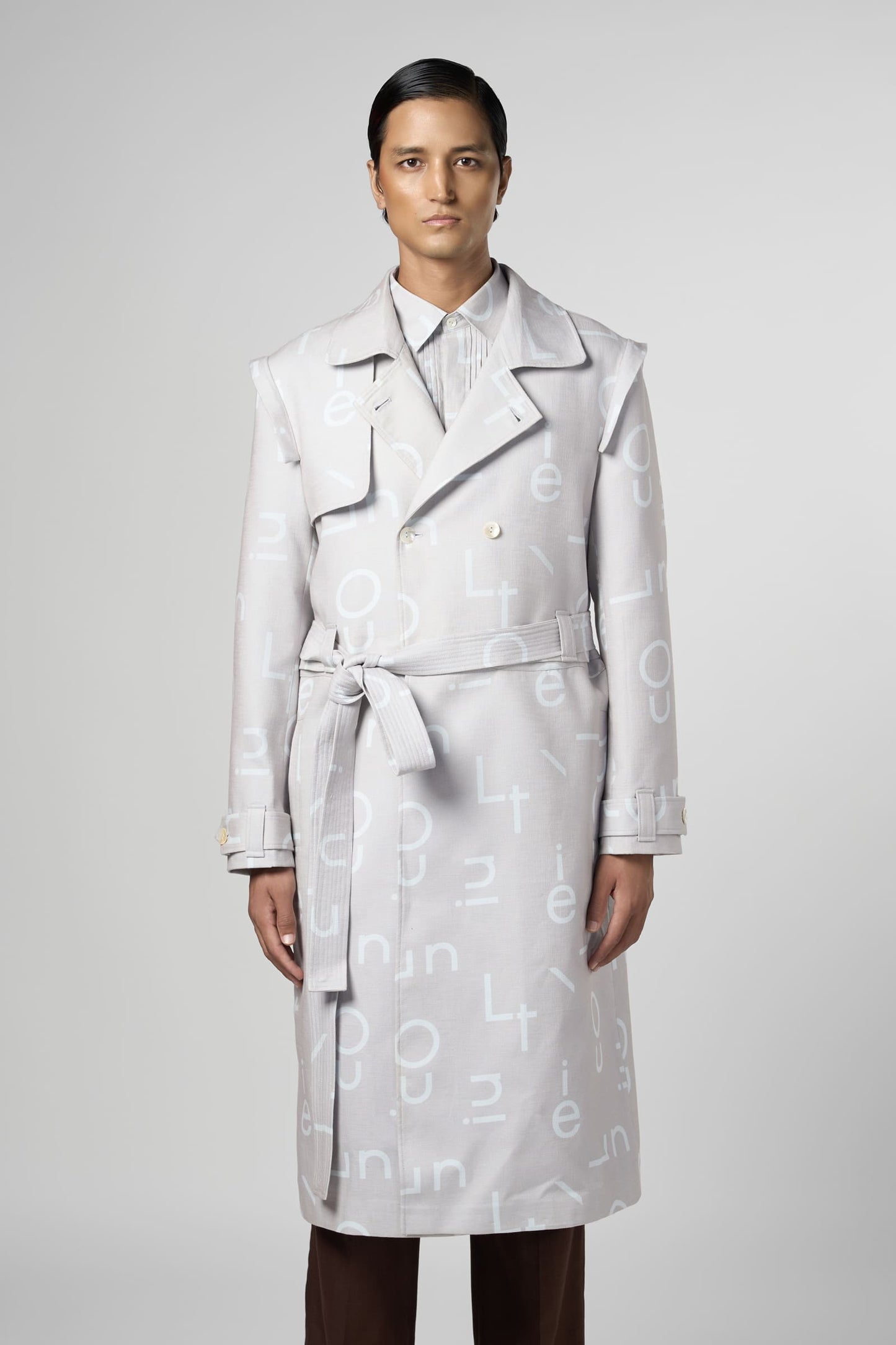 Signature Print Convertible Trench